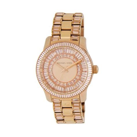 michael kors rose gold baguette watch|Michael Kors Rose Gold.